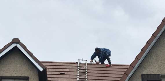 Réparation de toiture sur le département 